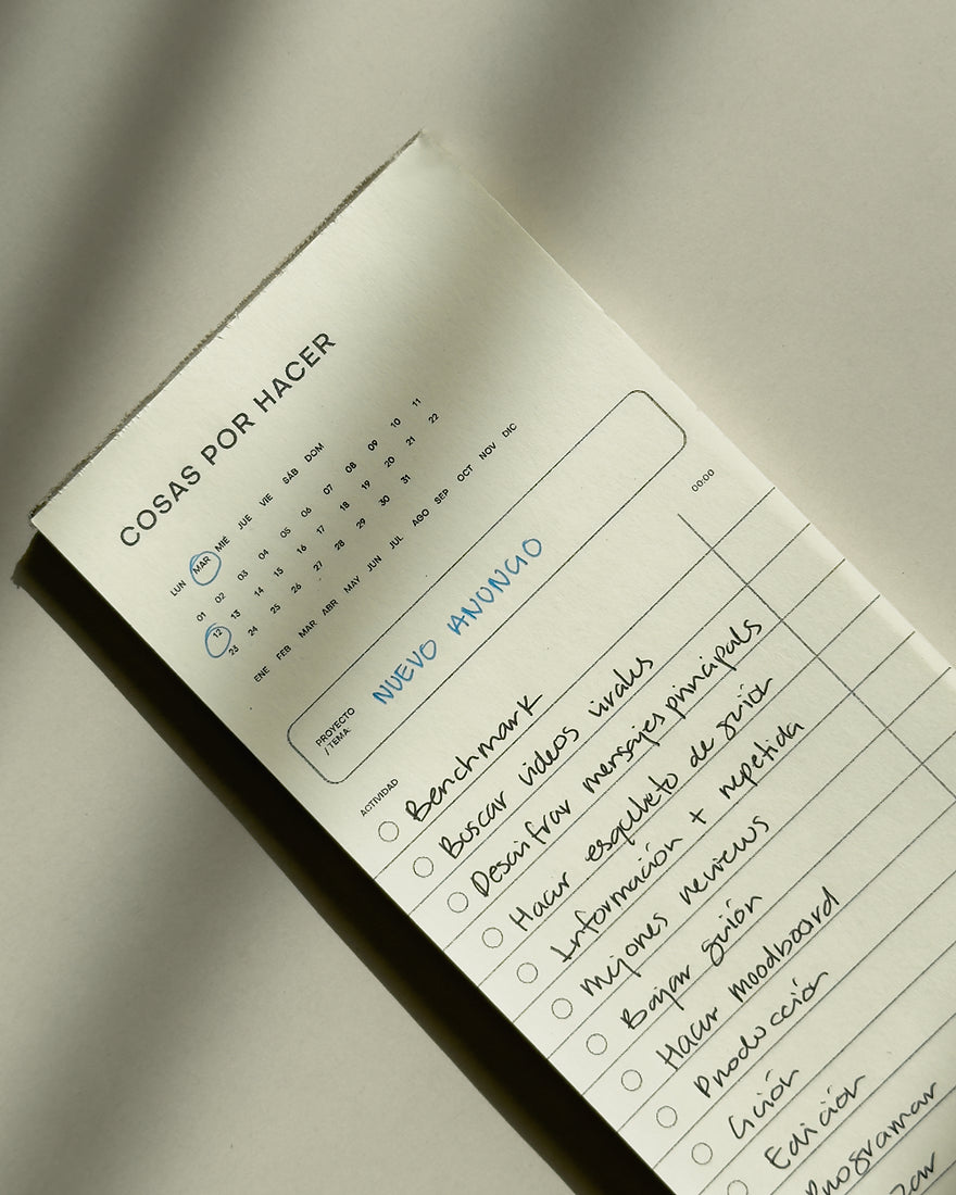 Notepad COSAS POR HACER